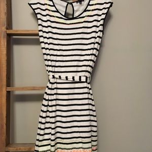 White and black The Limited dress